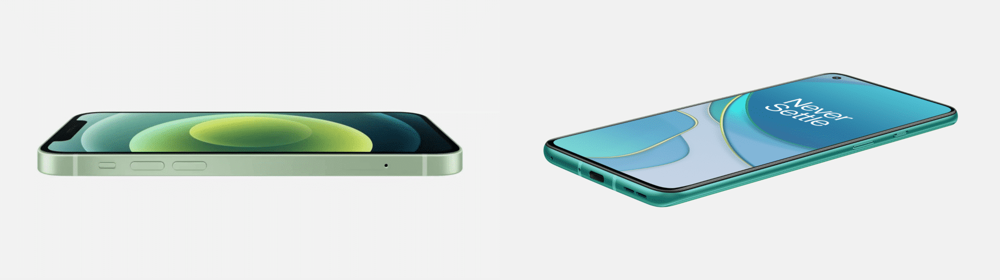 comparatif ecran OnePlus 8T iPhone 12