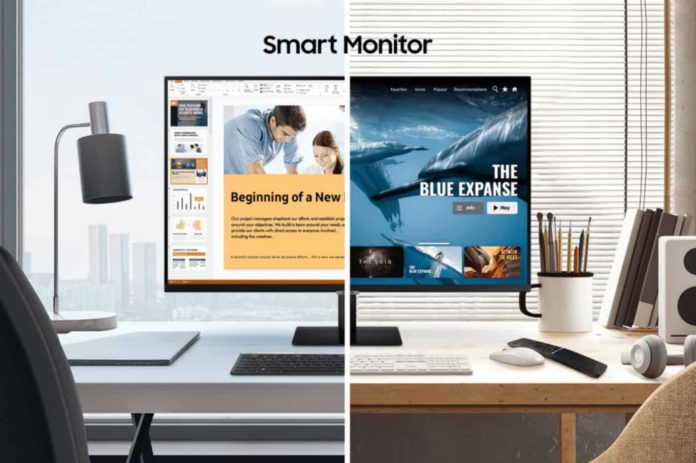 Smart Monitor ecran pc samrt tv samsung