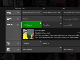 La fonction OneGuide TV présent sur la Xbox s'arrêtera en mai 2021.