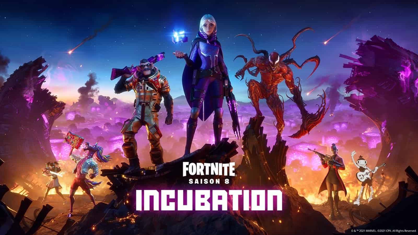 Incubation, la saison 8 de Fortnite est enfin disponible.