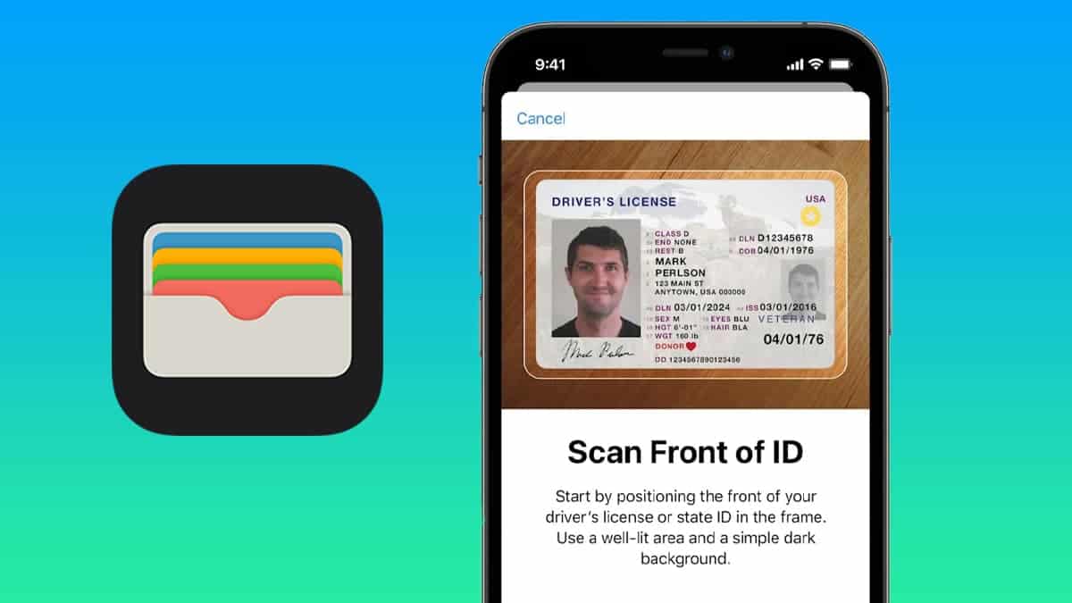 En Amérique, il est déjà possible d'intégrer un permis de conduire et une pièce d'identité sur Apple Wallet.