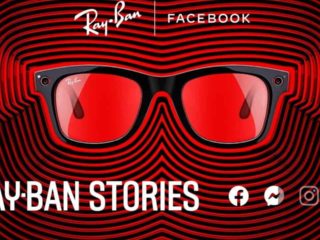 Facebook et Ray-Ban s'associent et commercialisent des lunettes connectées pour faire des stories.