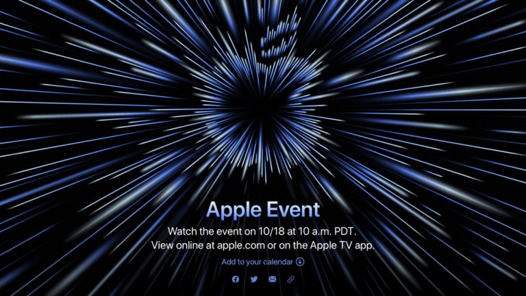 Apple Event octobre 2021