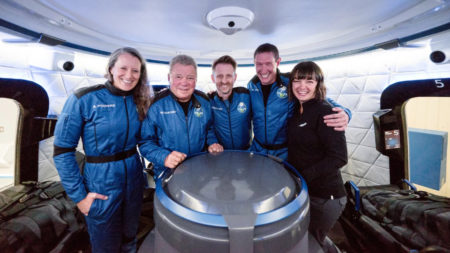 Blue Origin réussi son nouveau vol vers l'espace en compagnie de William Shatner.
