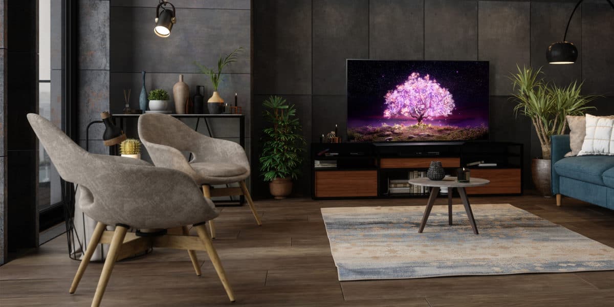 LG OLED55C1 TV Noël